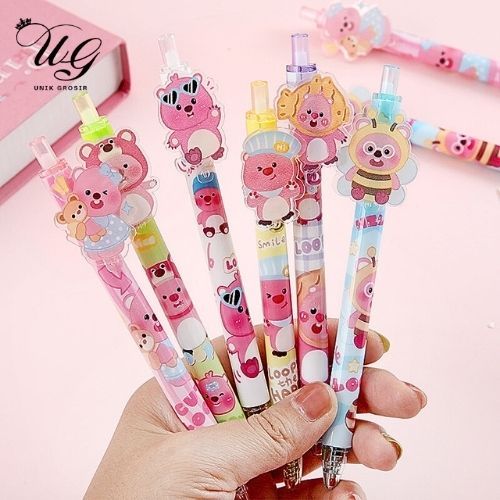 

4/8/12 PULPEN CETEK AKRILIK LOOPY PC-2033 ALAT TULIS LUCU IMUT MURAH