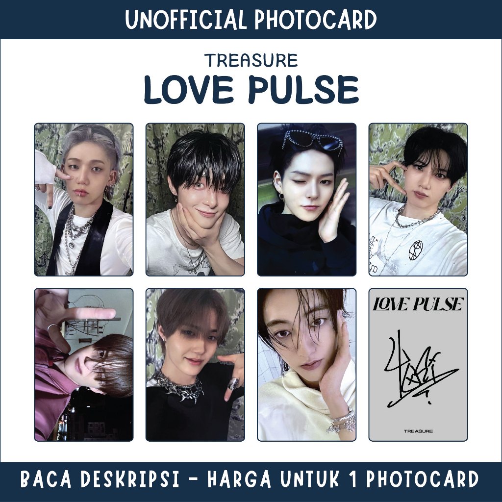 [UNOFFICIAL PHOTOCARD] TREASURE - LOVE PULSE
