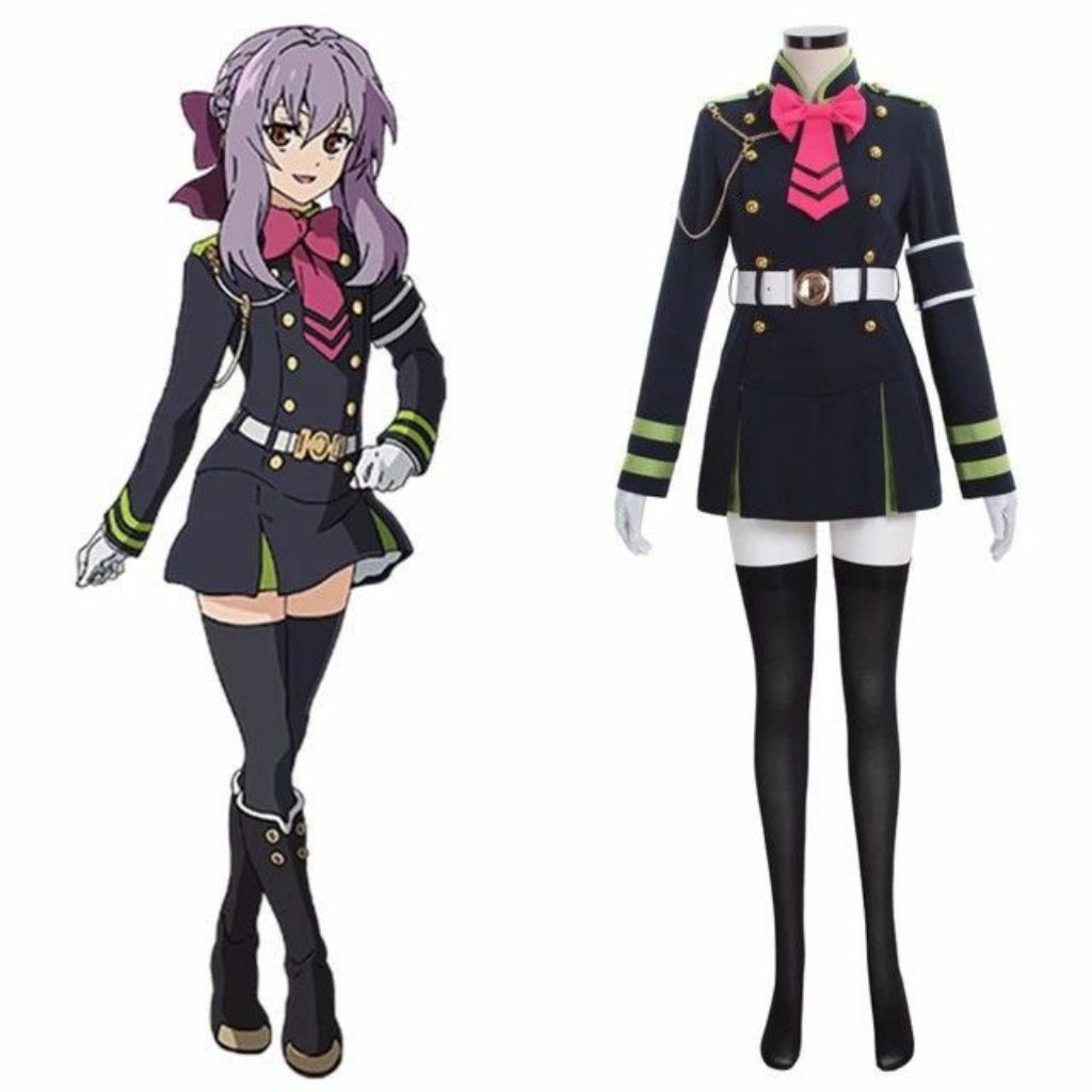 (ifloow.id) Costume Shinoa Hiragi Owari No Seraph | Shinoa Hiragi Cosplay