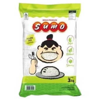Sumo Beras Premium Kemasan Hijau 3 Kg