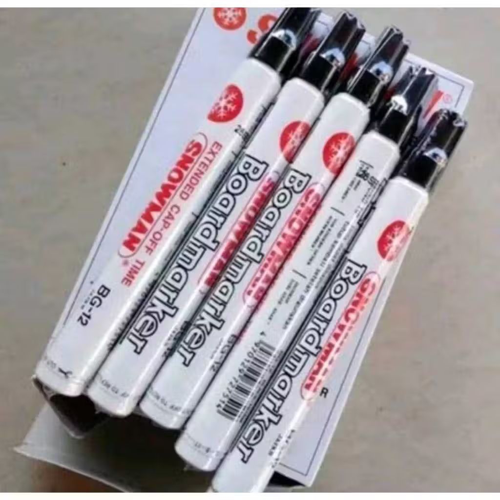 

spidol snowman hitam / spidol snowman warna hitam / spidol glassboard / spidol whiteboard