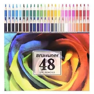 

Brutfuner Original Pensil Warna 48 Colors Oil