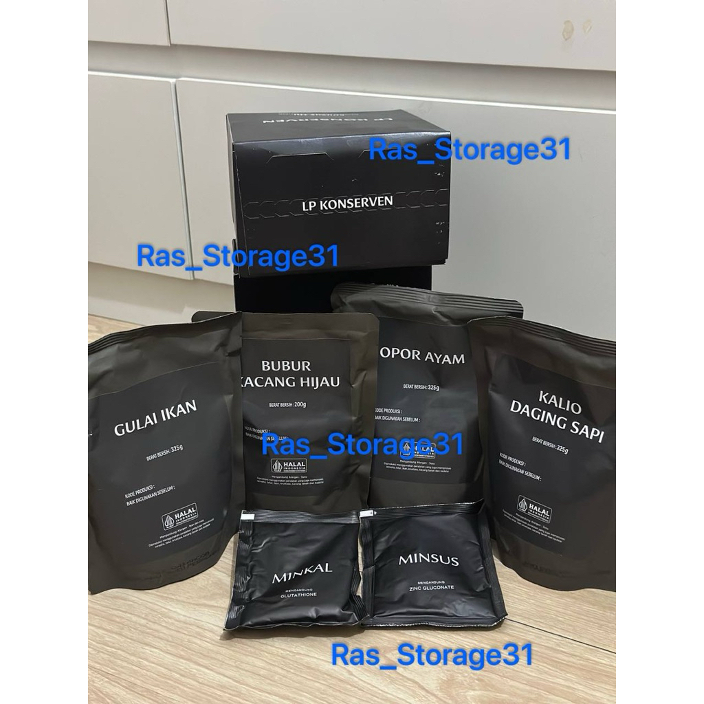 

RANSUM LAUK PAUK KONSERVEN SATU PAKET JATAH TNI EXP FEBRUARI 2026