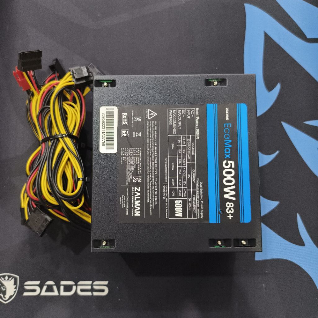 PSU power supply unit Zalman EcoMax 500W 83+