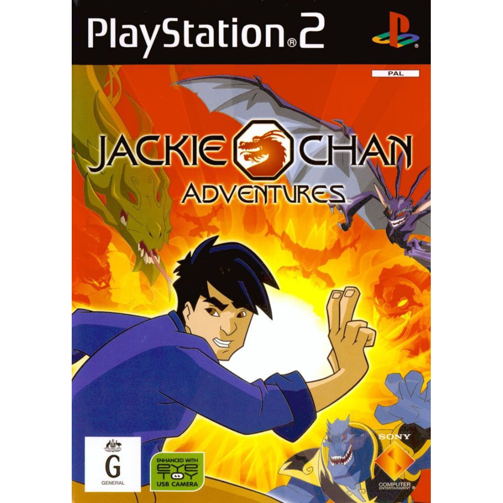 kaset dvd ps2 Jackie Chan Adventures