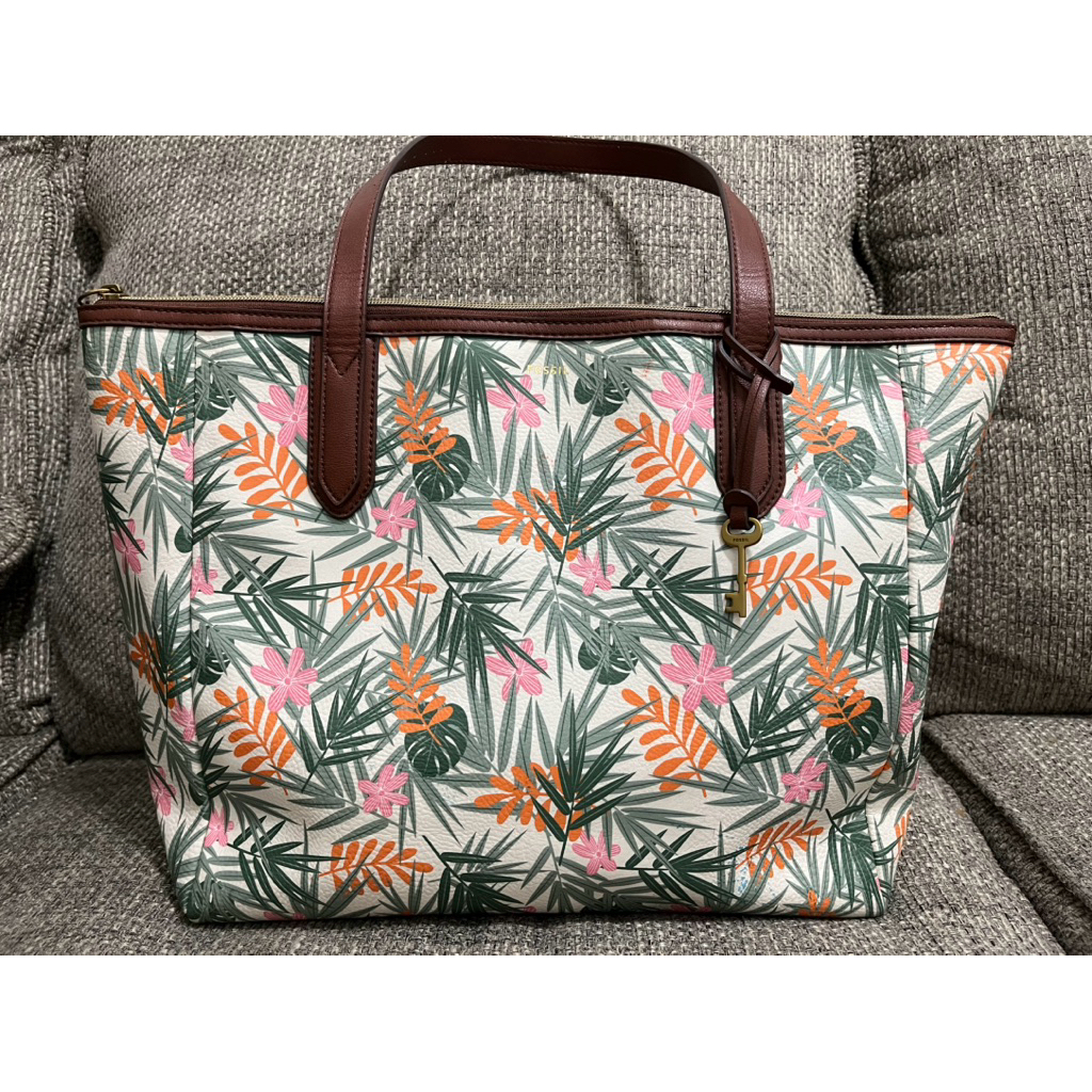 Tas Bekas branded F0ssil fosill Ori tote bag