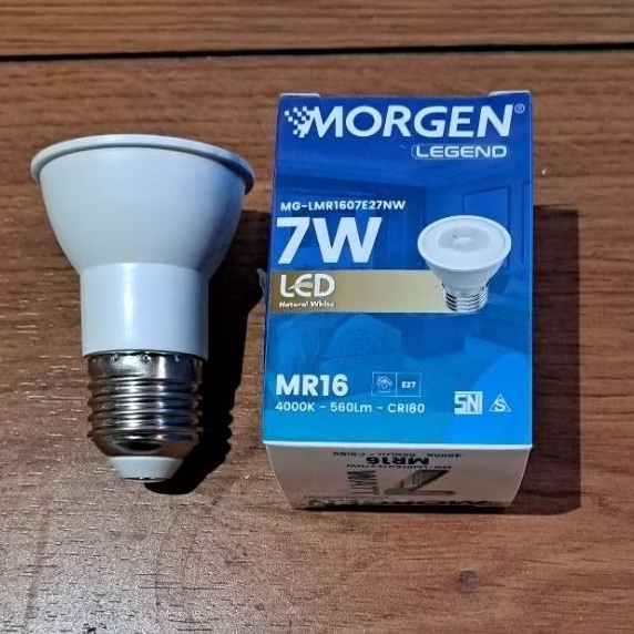 LED SOROT SPOT LIGHT E27 PAR 4000K 7W  cool white natural white MORGEN