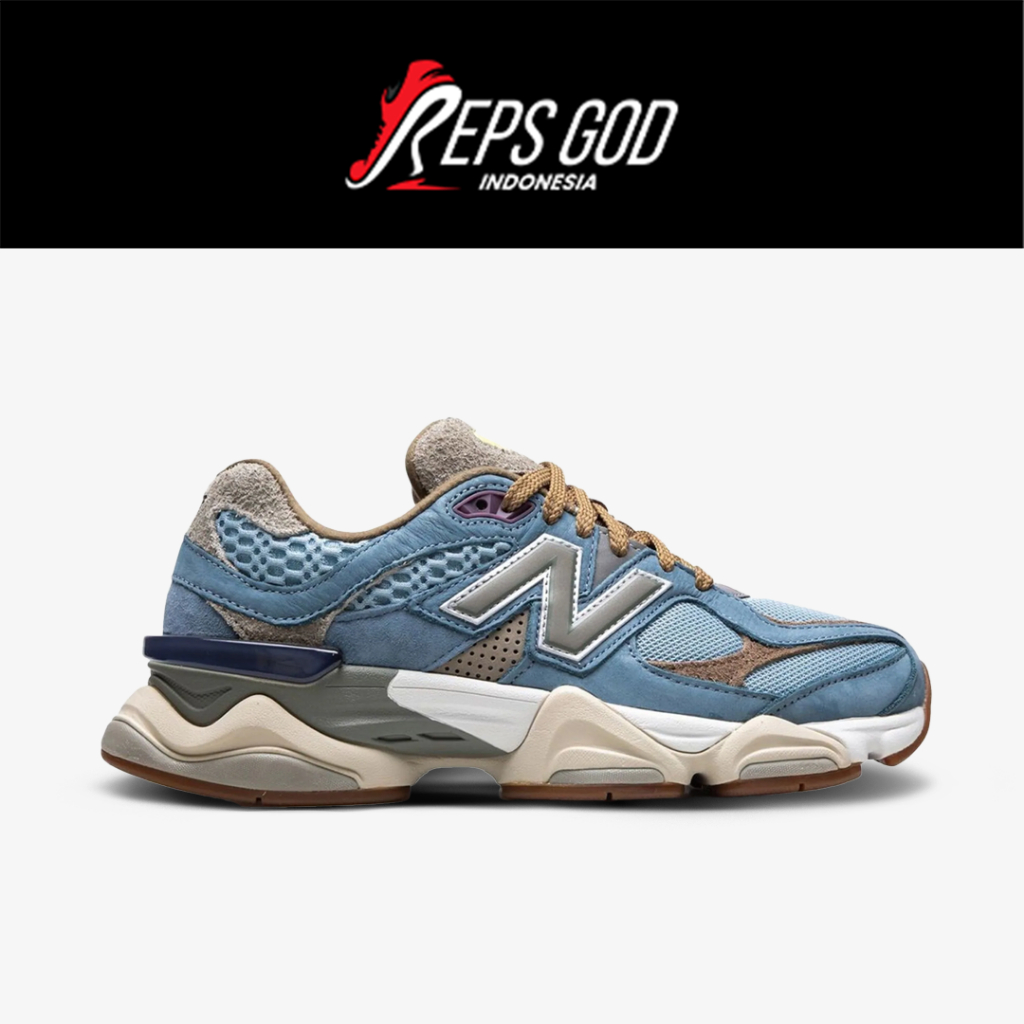 Sepatu NB 9060 Bodega Age of Discovery Blue Sea Salt Beige Bodega Casual Gym Olahraga Jogging Joging