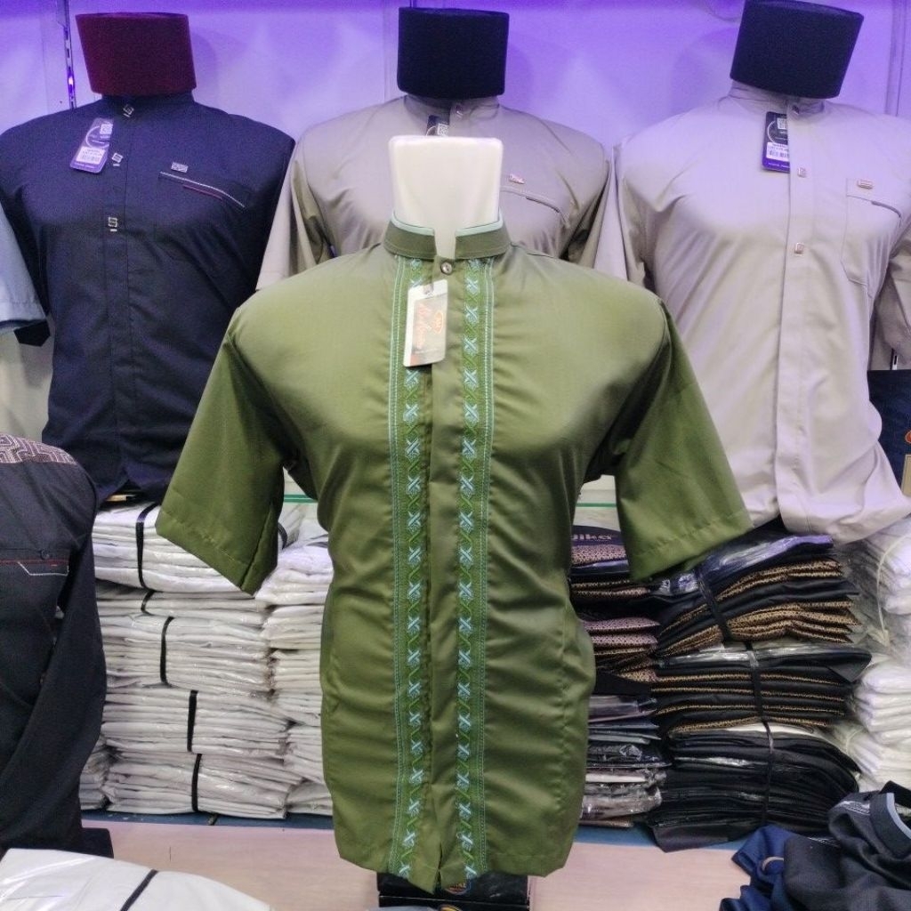 KOKO KEMCO LENGAN PENDEK WARNA  merek al,amin