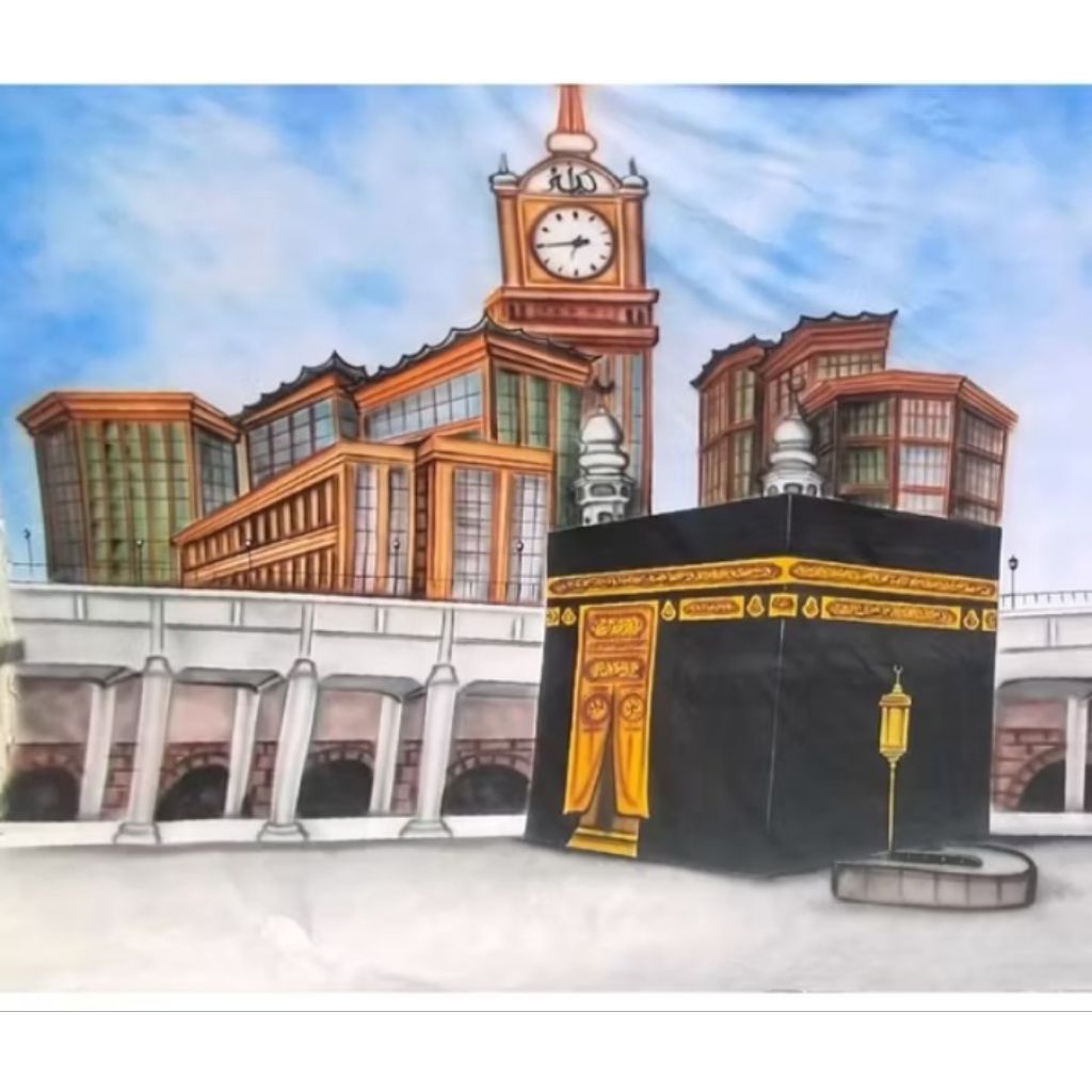 TERBARU MOTIV KABAH UNTUK MANASIK HAJI UKURAN STRANDAR