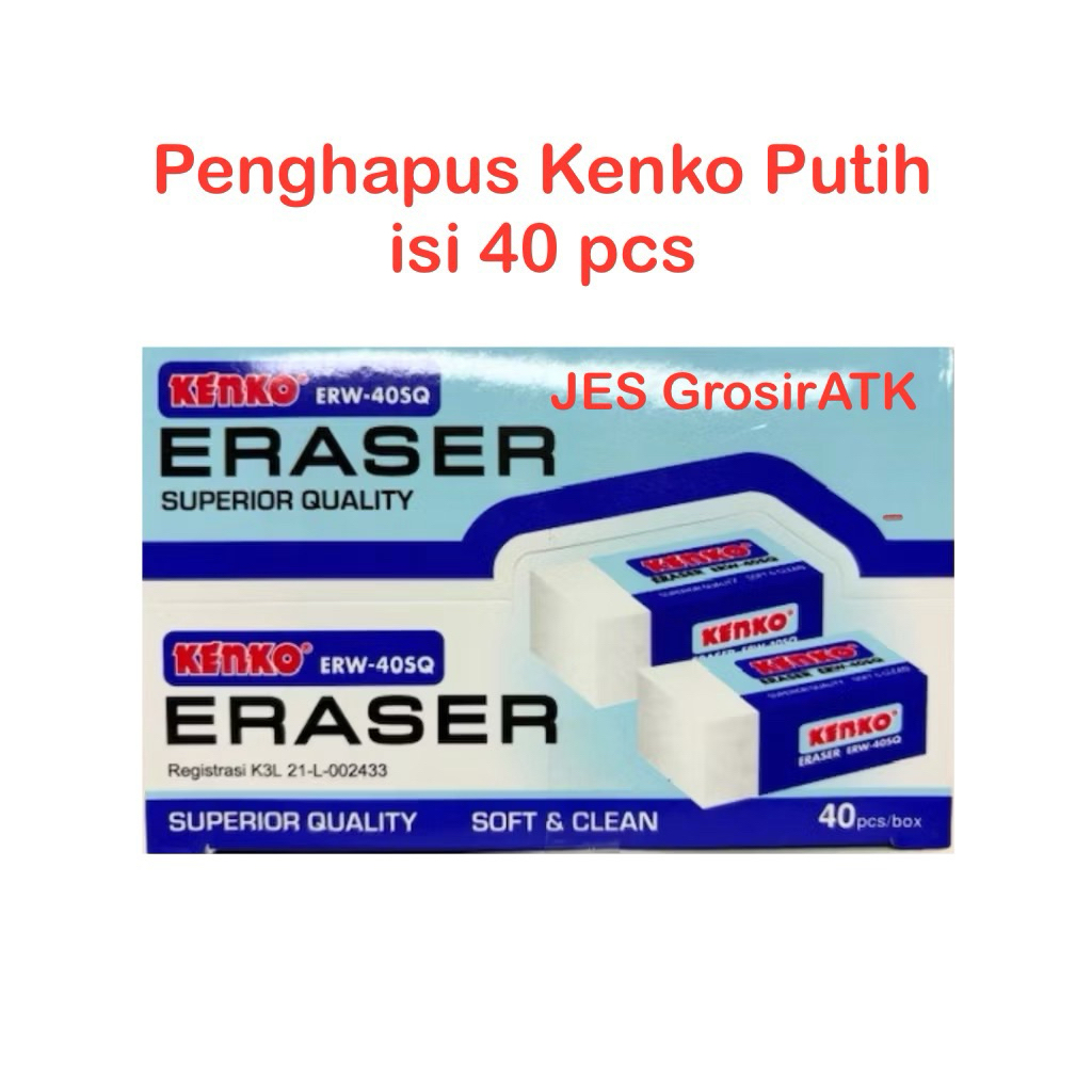 

Penghapus Pensil Murah 1 pak isi 40 pcs
