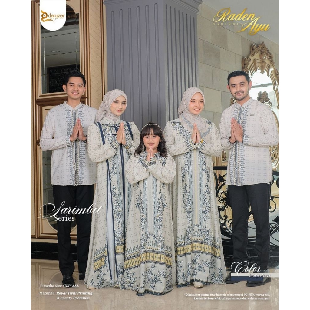 SARIMBIT SPESIAL LEBARAN 2026 RADEN AYU BY DENIZER (BISA REQUEST SIZE ) || WARNA BROKEN NAVY
