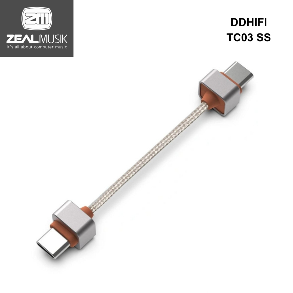 ddHiFi TC03SS / TC03SL / TC03LL USB-C TYPE-C to C OTG Audio Decoding Cable - Zeal Musik Jogja