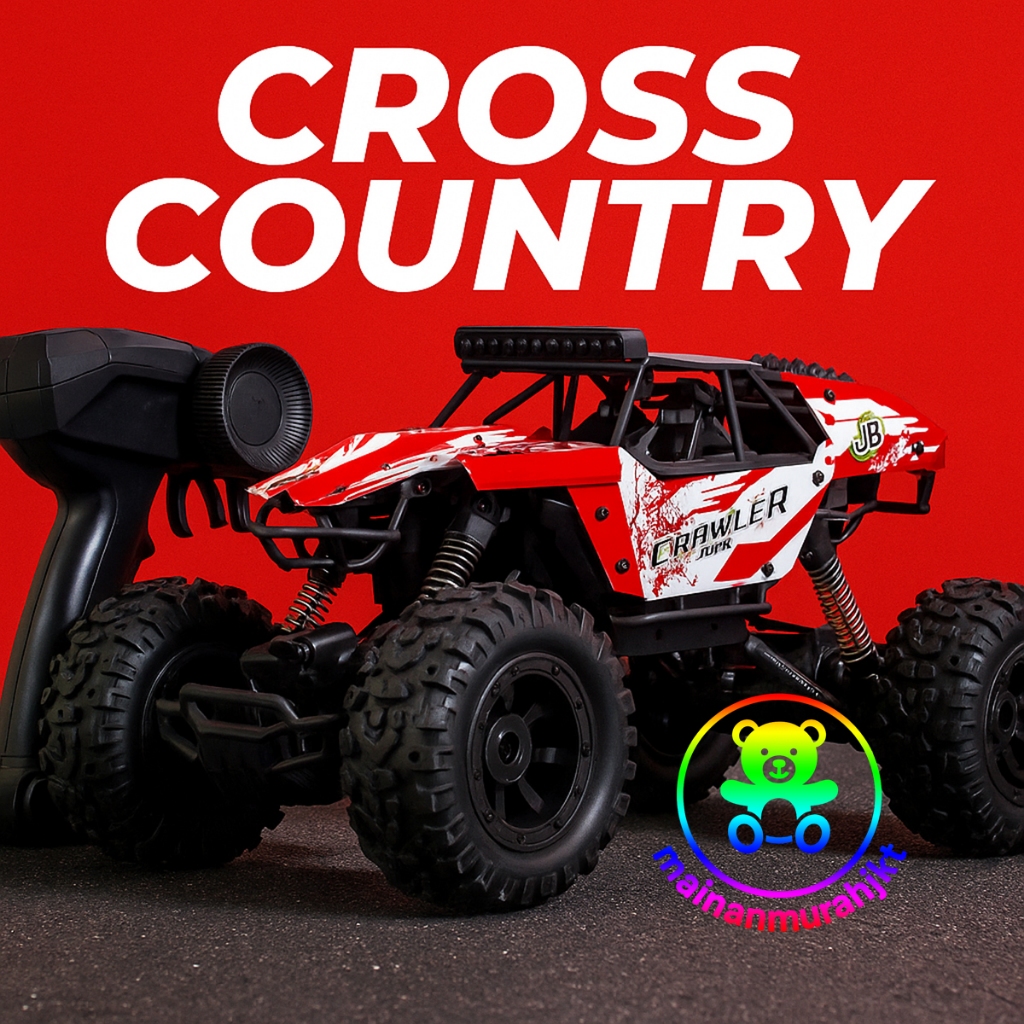 MAINAN ANAK RC ROCK DEFENDER 4X4 PR-17789 JEEP ROCK OFFROAD ALLOY METAL MOBIL MOBILAN REMOT CONTROL 