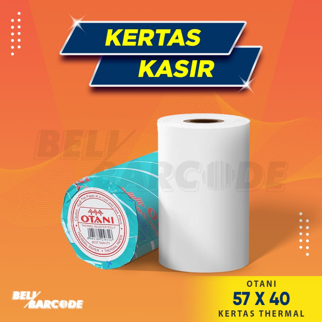 

Thermal Otani 57x40 / Kertas Kasir 58x40 / Paper Roll Termal 57 x 40