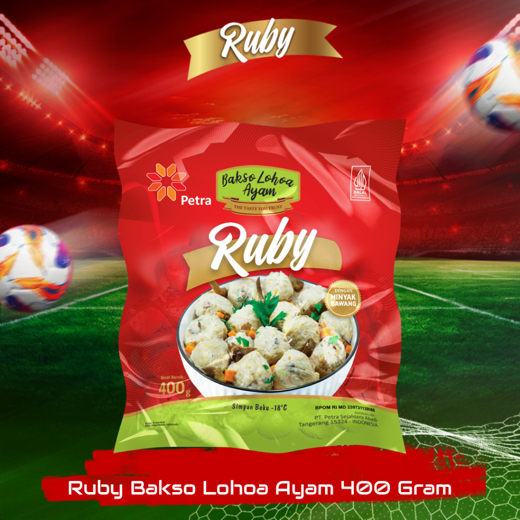 

Ruby Bakso Lohoa Ayam 400 Gram