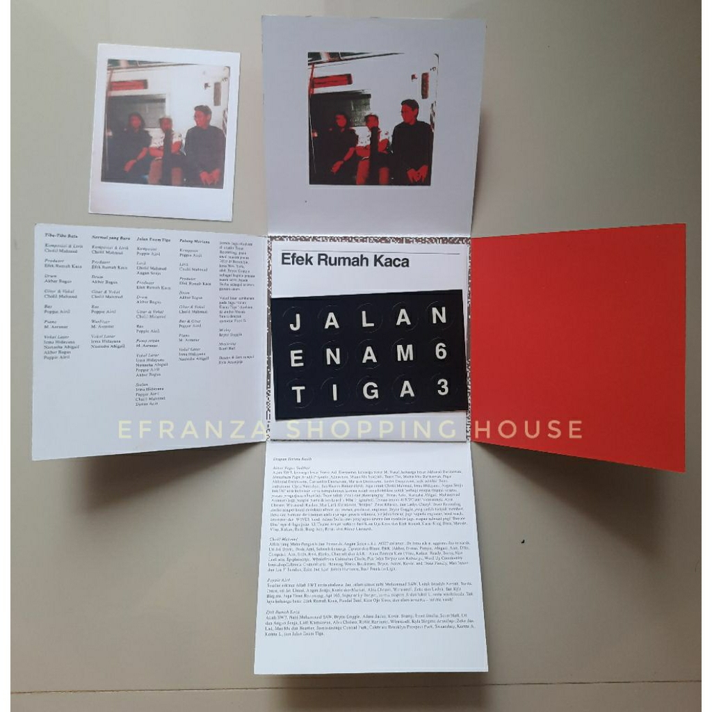 EFEK RUMAH KACA - JALAN ENAM TIGA CD - mini album
