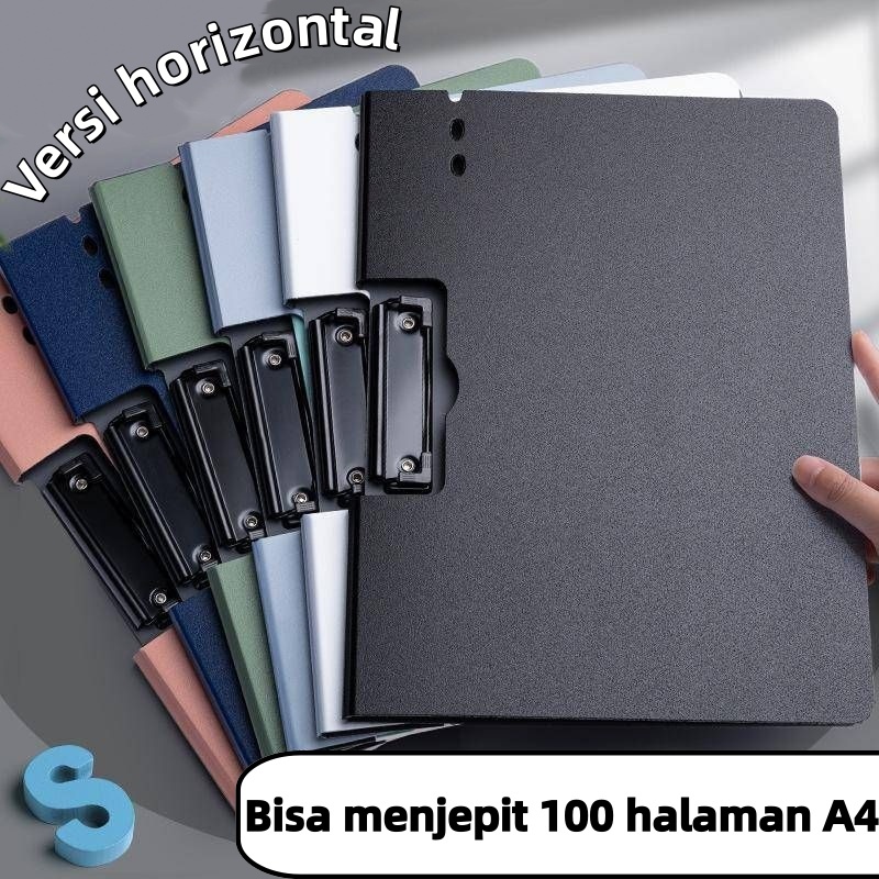 

Clipboard A4 dengan Penutup | Wadah Kertas Sekolah & Kantor | Muat 100 Lembar