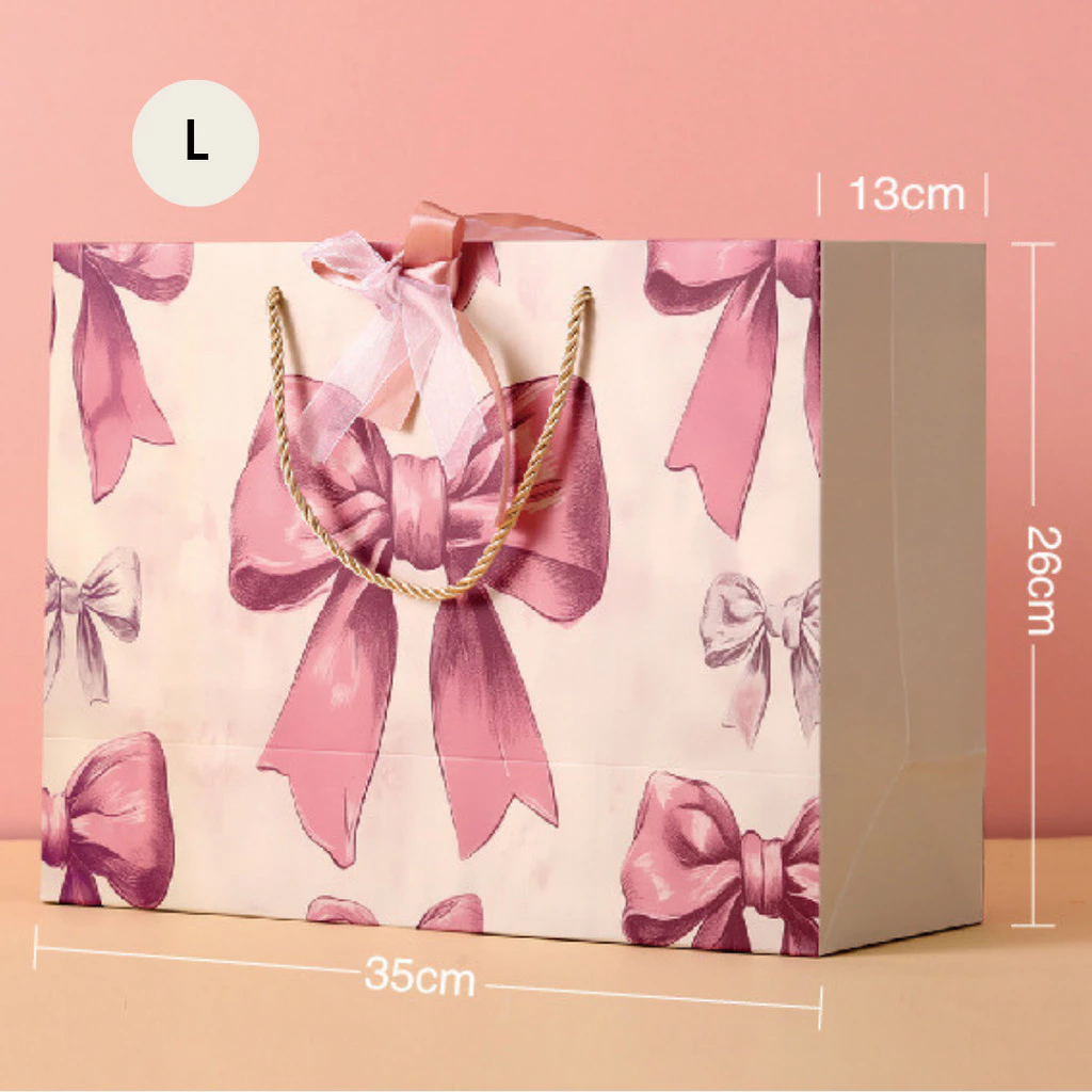 

Paperbag Tender Bow Goodie Bag Tas Kantong Hadiah Pita
