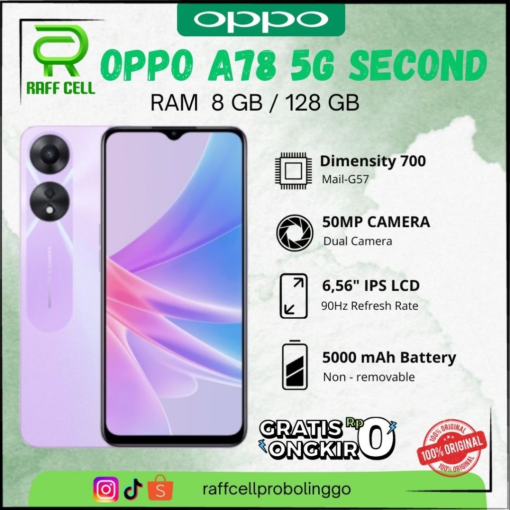 OPPO A78 5G SECOND