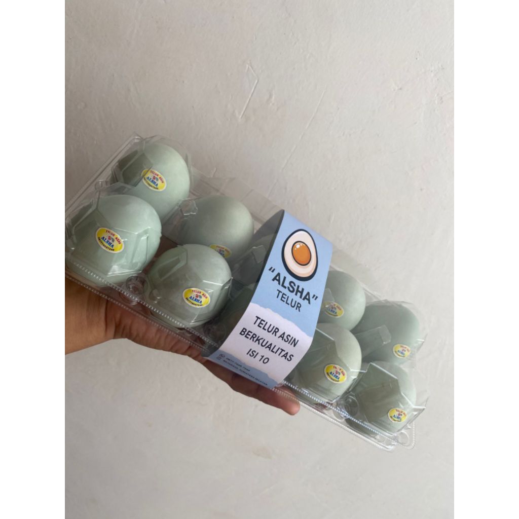 

Telur Asin Berkualitas tinggi Asin dan Masir isi 10 pcs
