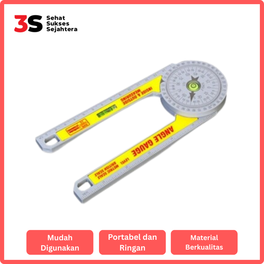 

JFactory Penggaris Kalibrasi 360 Horizontal Pertukangan