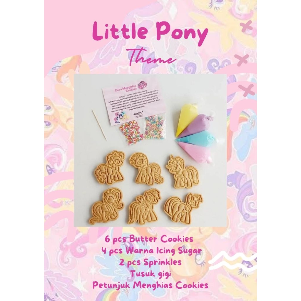 

DIY Cookie Kit Little Pony | Decorating Cookies | Cookies Hias | Menghias Cookies | Cookies Hias Little Pony | Hampers Little Pony | Kado Little Pony | Goodiebag Little Pony | Mainan Little Pony | Hampers Ultah | Kado Ultah | Goodiebag Ultah | Kue Kering