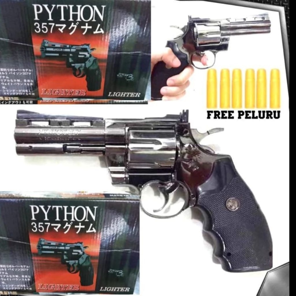 KOREK GAS API LAS BIRU PHYTON 357 JUMBO