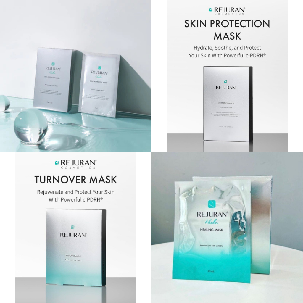 REJURAN Sheet Mask / DNA Salmon & C-PDRN Face Mask (1pcs) / Rejuran Turnover Healing Mask / Rejuran 