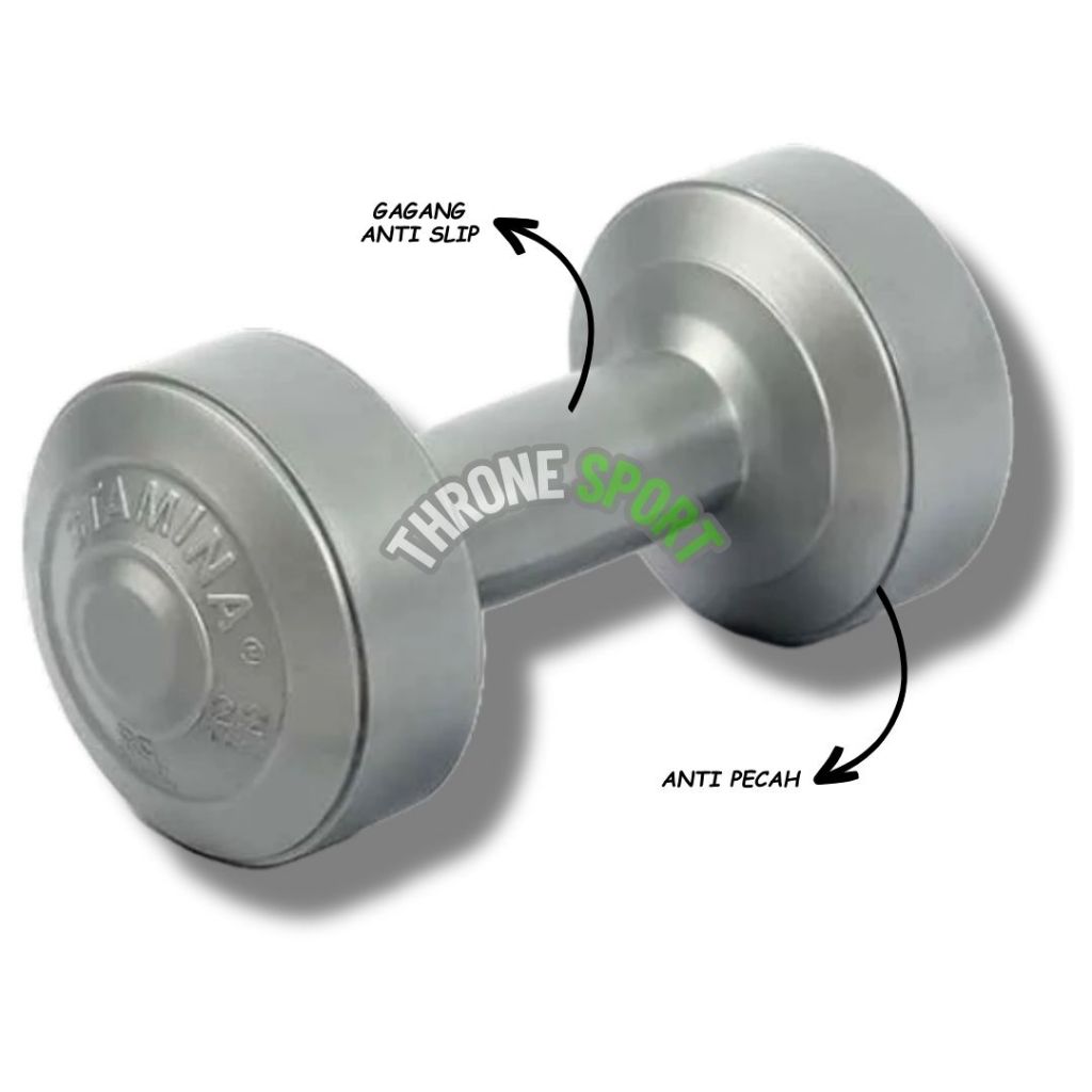 BARBEL  DUMBEL STAMINA 3  KG PERALATAN FITNES