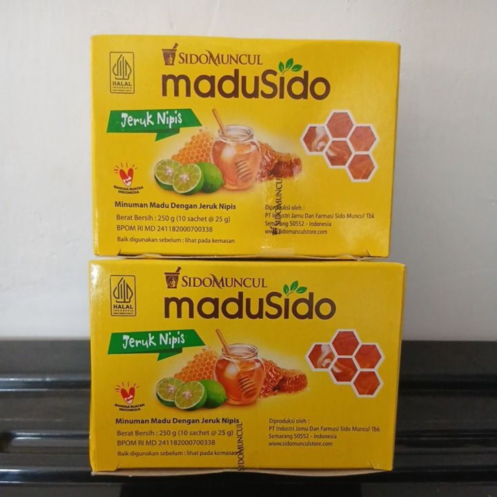 

MaduSido Jeruk Nipis 25g Isi 10 Sachet per Pack