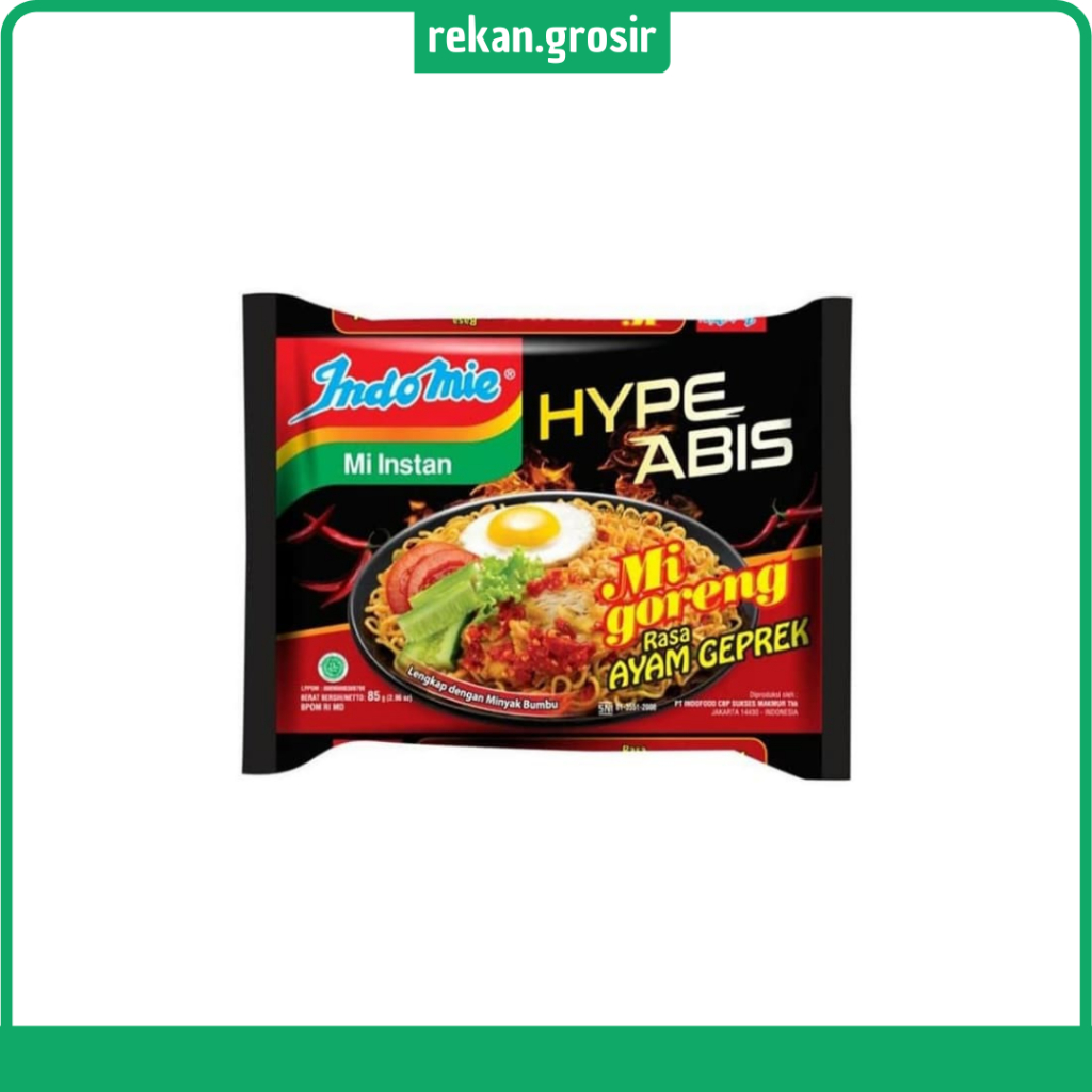 

40PCS INDOMIE Goreng Ayam Geprek HYPE ABIS 85 gr