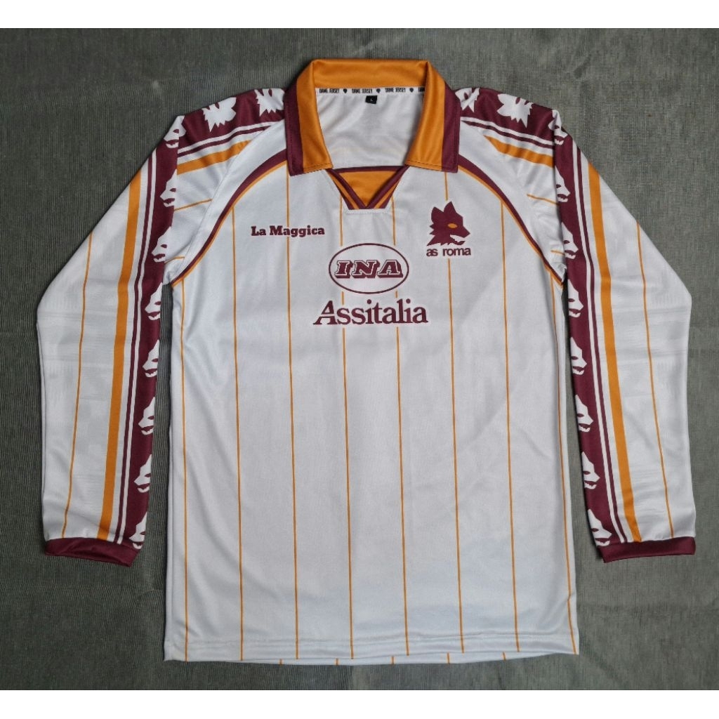 Jersey Dame//Jersey AsRoma LongSleeve/Jersey Band//Jersey Vintage//Jersey Futsal
