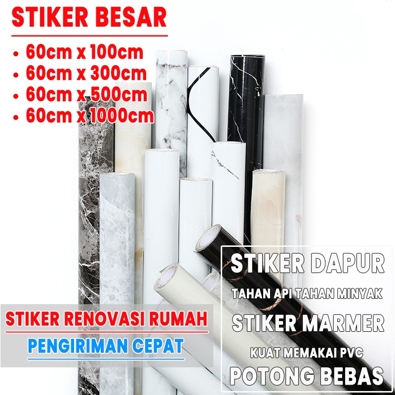 【grandmaster】wallpaper dinding dapur 10meter wallpaper dinding marmer wallpaper lantai dapur wallpap