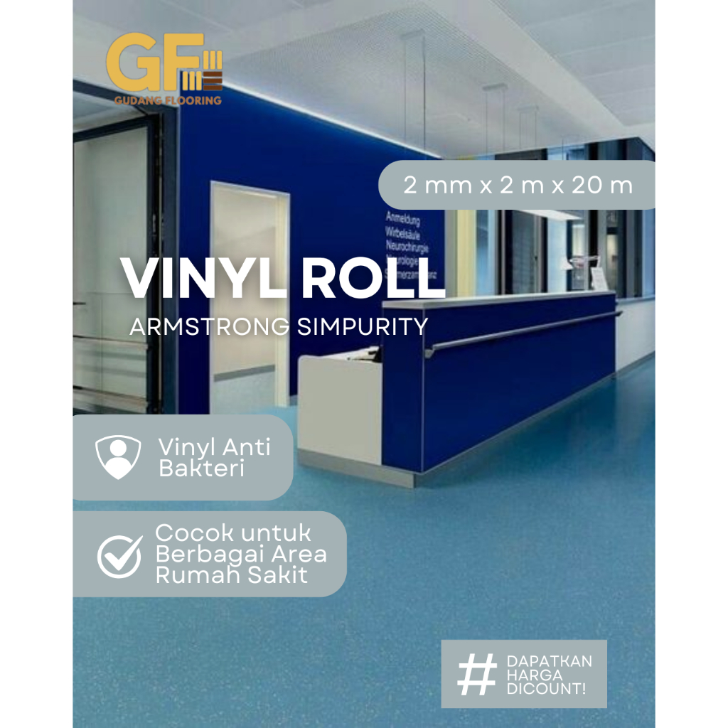 Vinyl roll SIMPURITY 2mm / Vinyl Rumah Sakit