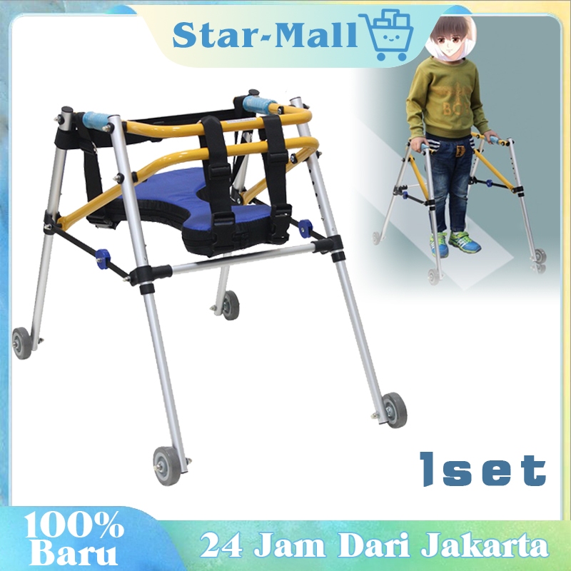 Anak Cerebral Rollator Walker Beroda Rollator Palsy Ketinggian Yang