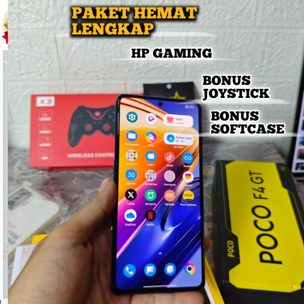 POCO F4 GT SECOND FULLSET RAM 12/256GB & REDMI NOTE 11 PRO