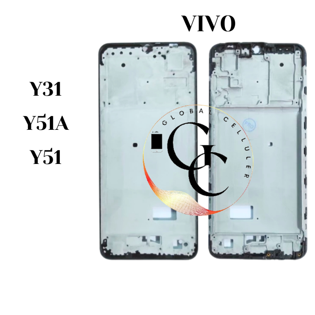 Frame Lcd Vivo Y31 Y51A 2021 Y51 Dec 2020 Original (Tulang Tengah Dudukan Lcd)