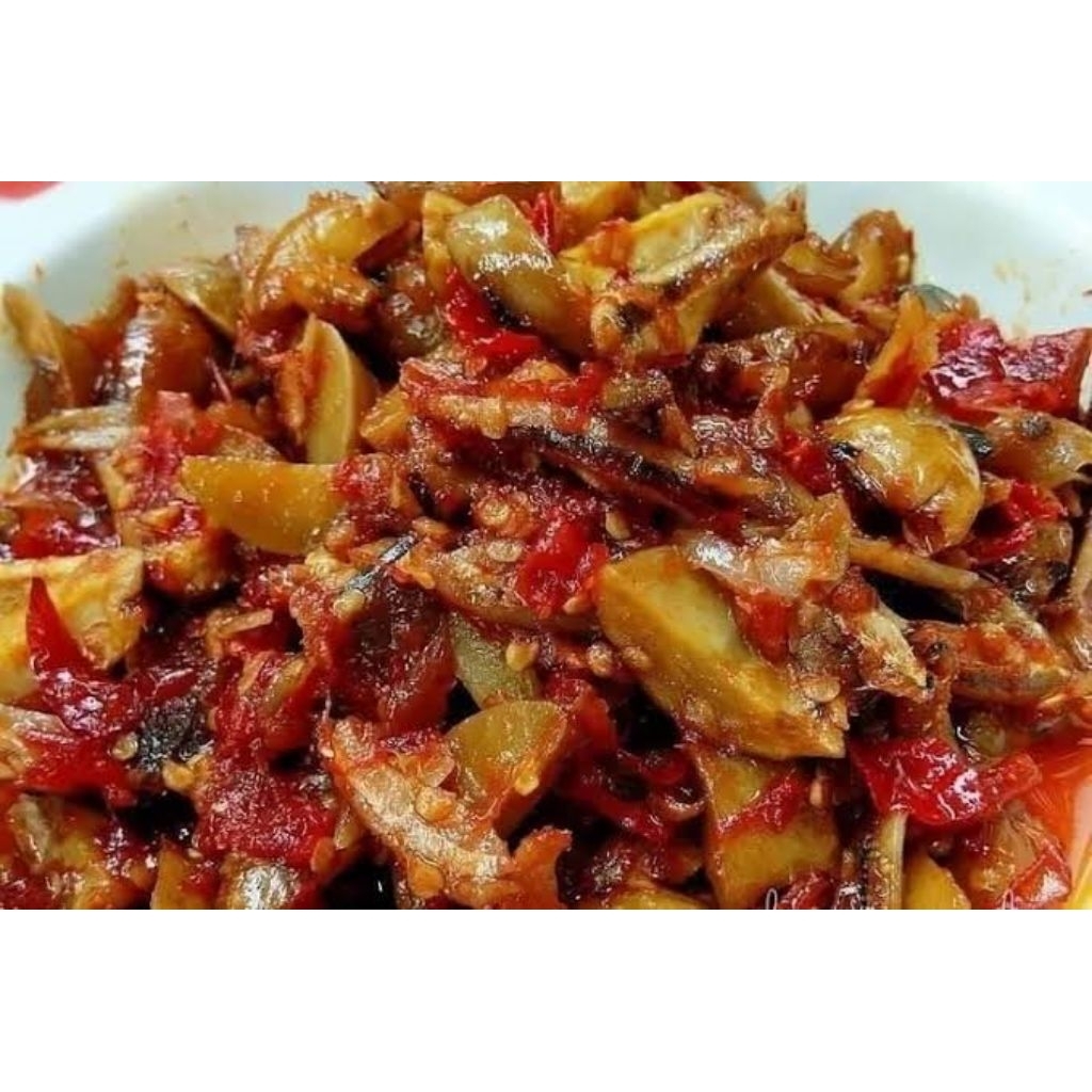 

jengkol teri bumbu balado kecap