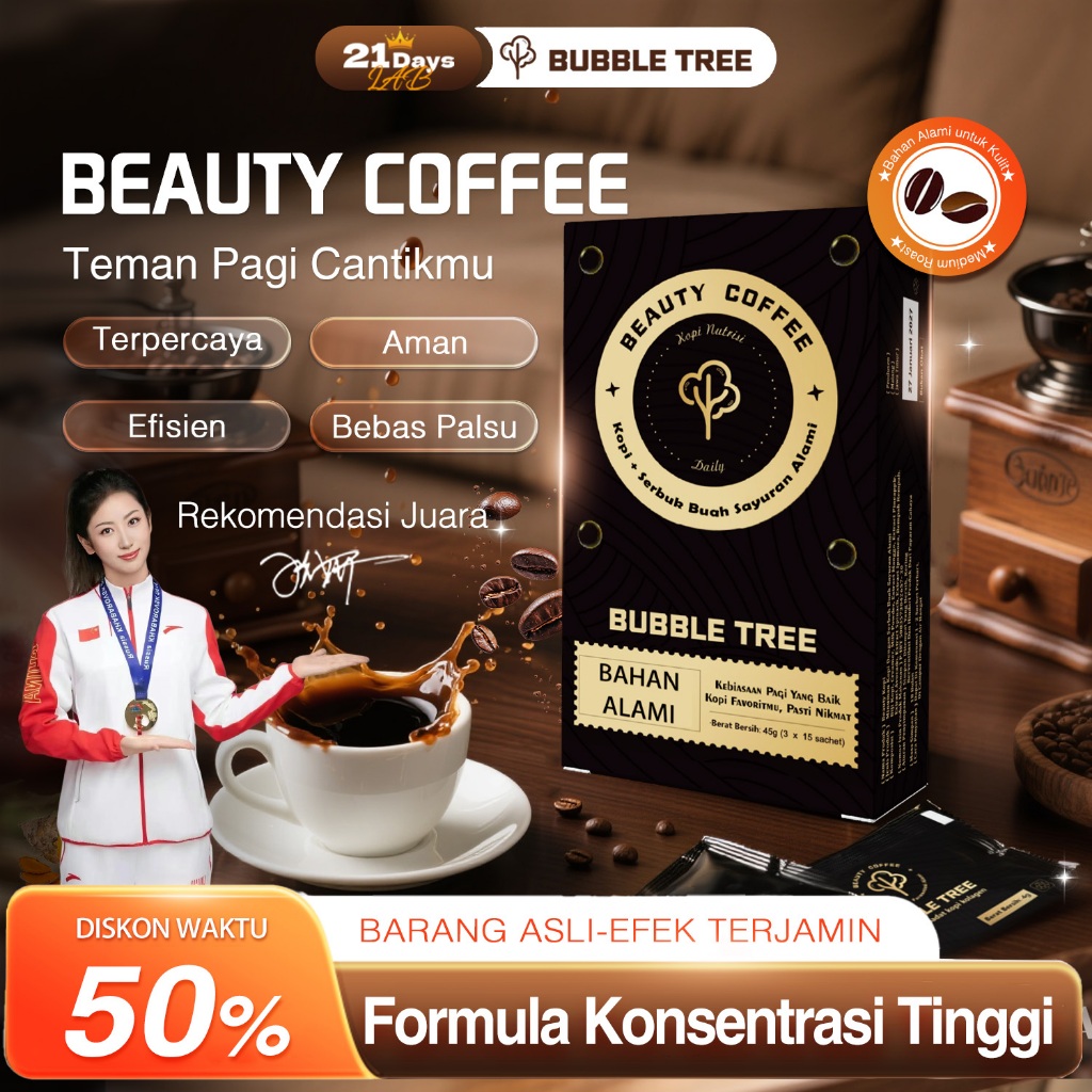 

21Days Coffee Beauty Coffee – Kolagen – Rekomendasi Juara Olimpiade