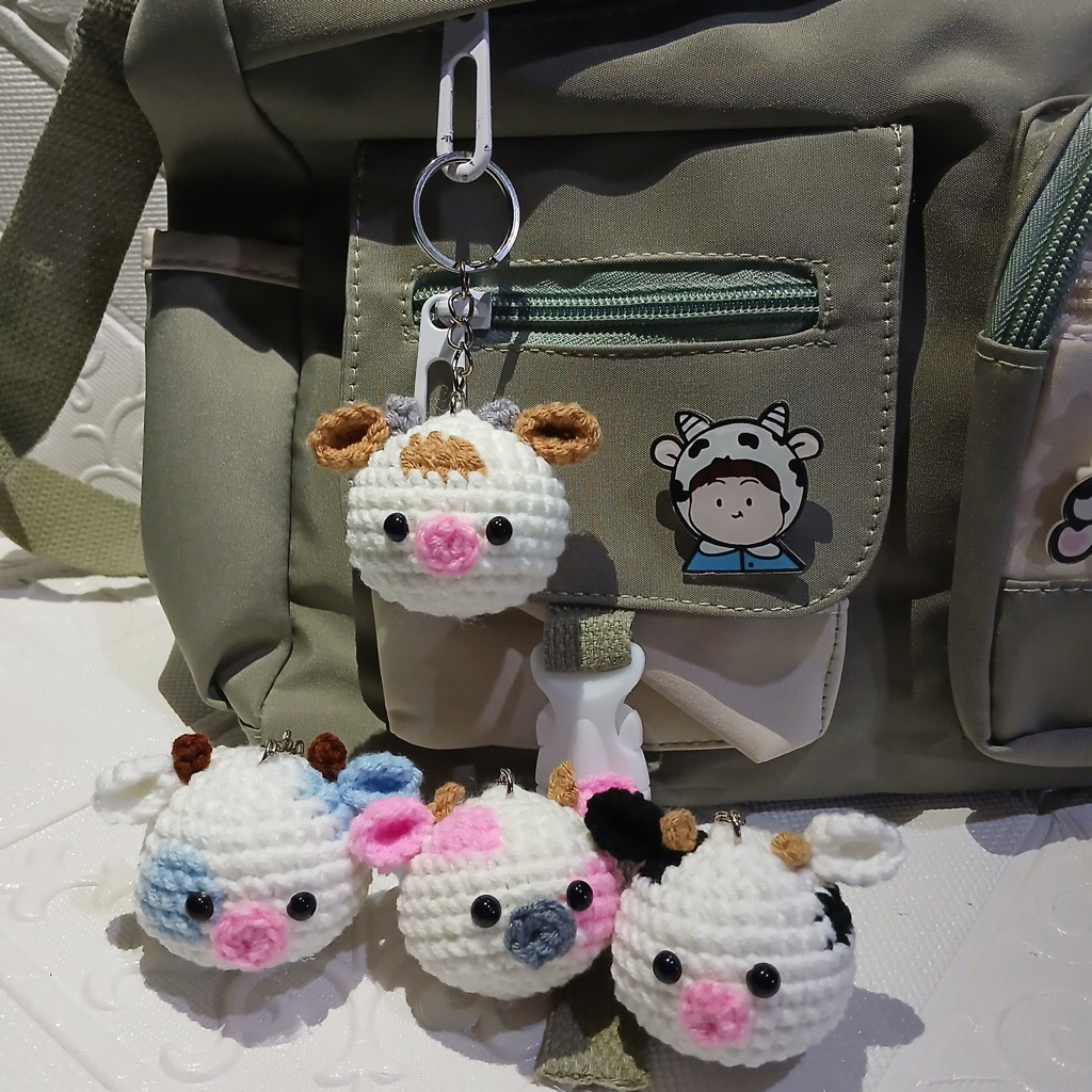 kepala sapi keychain/ganci kepala sapi/gancilucumurah