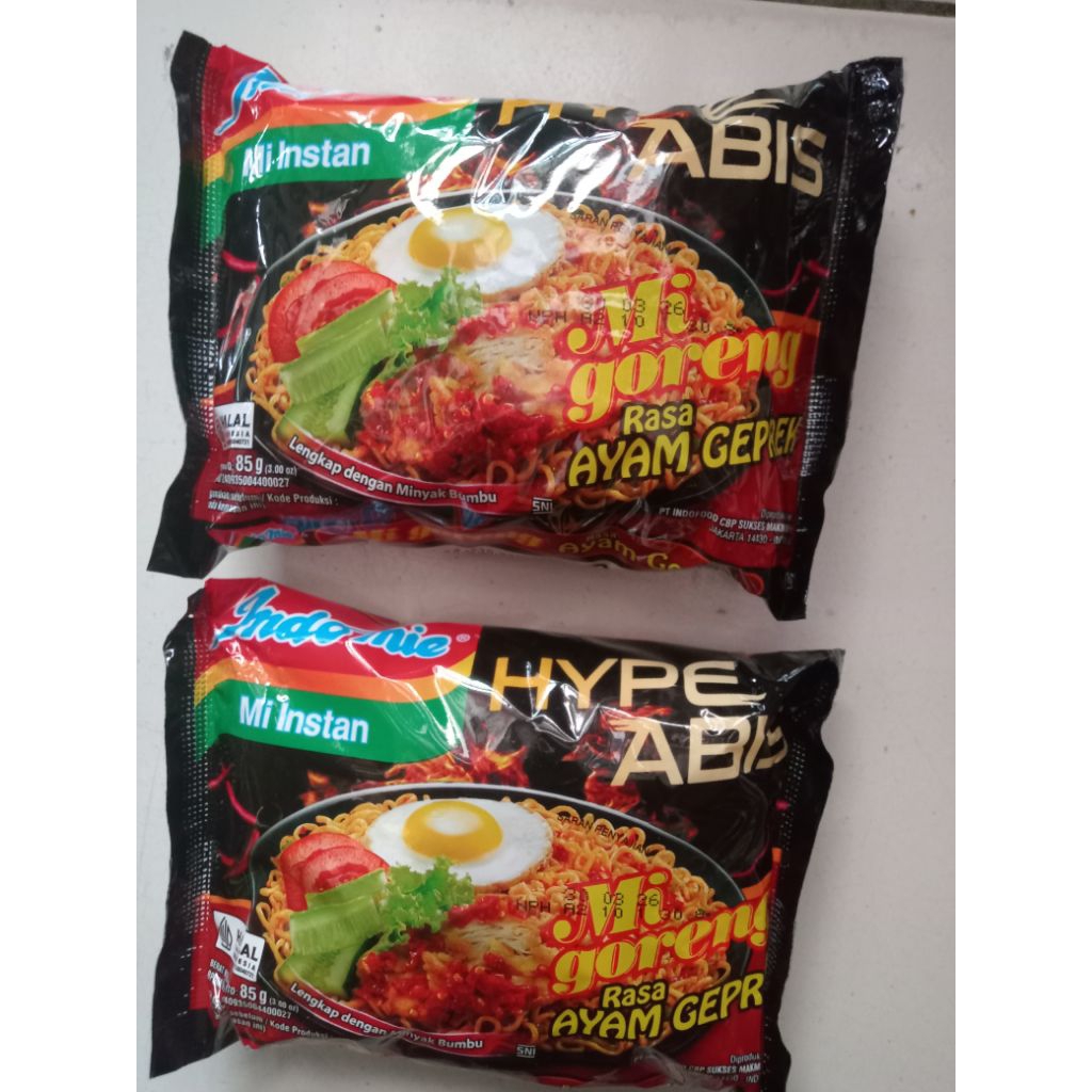 

INDOMIE GORENG AYAM GEPREK