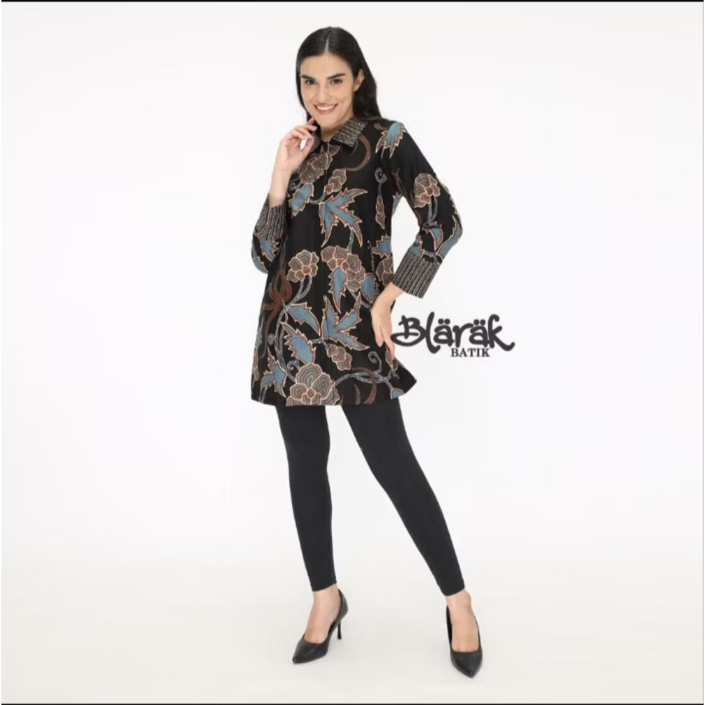 BATIK BLARAK - Tunik Batik Wanita Madya Premium Original