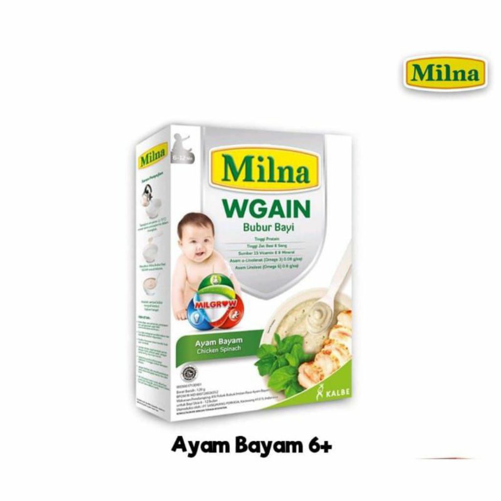 MILNA wgain ayam bayam