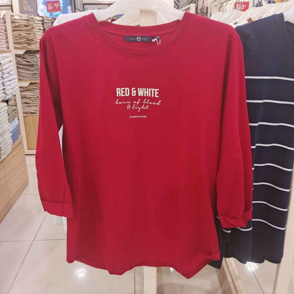 C2 BAJU KAOS WANITA LENGAN PANJANG ORIGINAL
