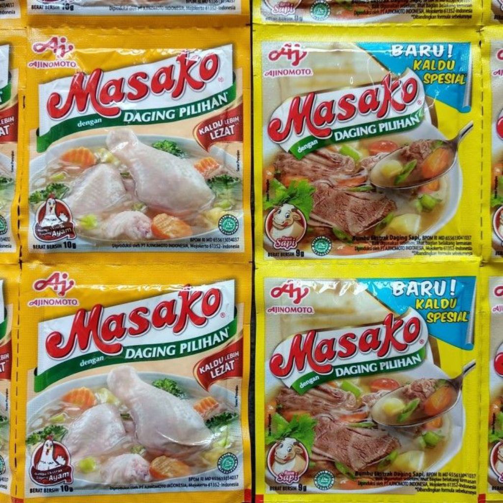 

Masako 1 renceng 10 sachet