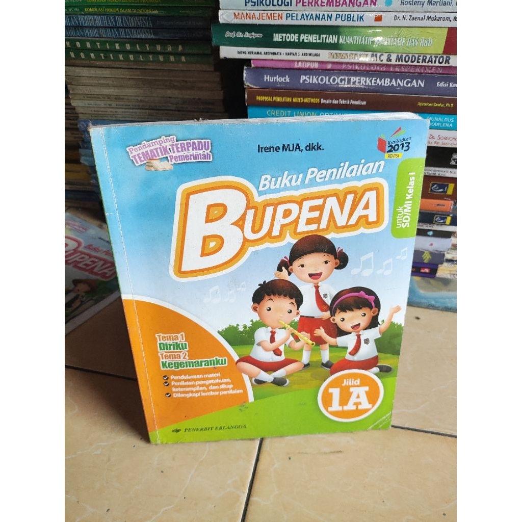 BUKU BUPENA UNTUK SD MI KLS 1A bekas