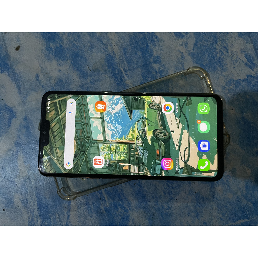 Unit LG v50 thinq minus LCD greenscreen, Sinyal Bea Cukai Mesin Normal
