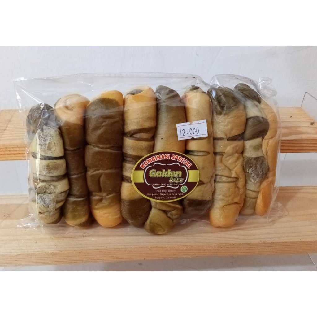 

ROTI GOLDEN BAKERY KOMBINASI SPECIAL (COKLAT)