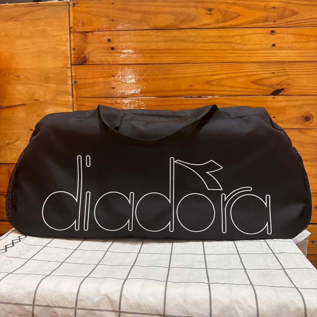 DIADORA TRAVEL BAG UNISEX ORIGINAL COD GYM BAG CANVAS BLACK